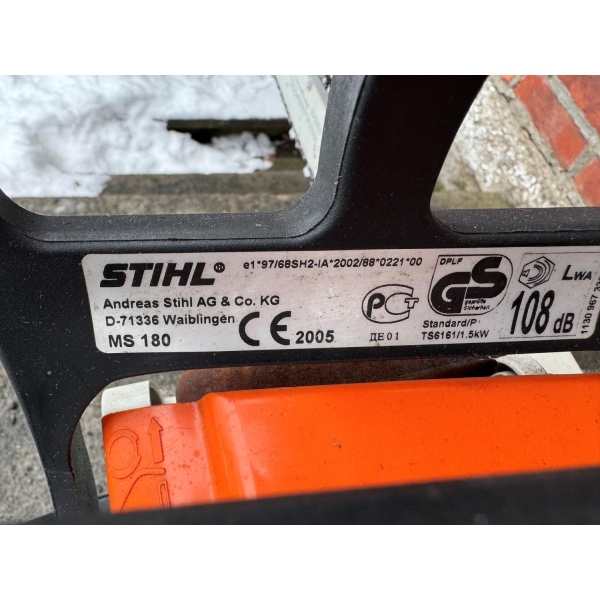 Brukt Stihl MS 180 - Bilde 6