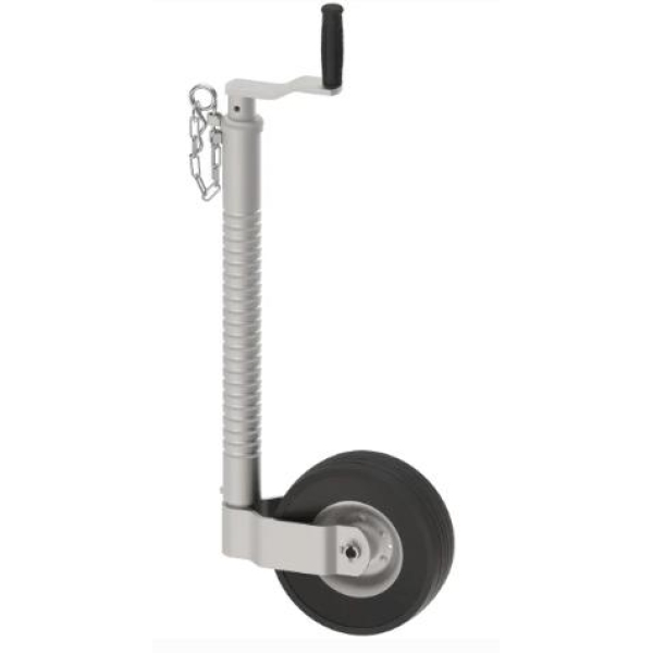 Støttehjul Rillet Ø48 300kg