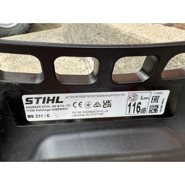 Brukt Stihl MS 231 BRA EKSELMPLAR!! - Bilde 8