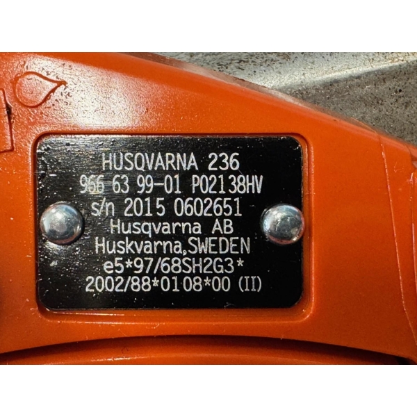 Brukt Husqvarna 236 motorsag - Bilde 6