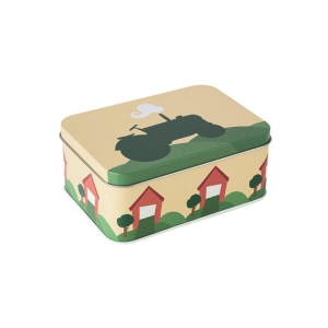 Blafre matboks - Traktor og låve Gul