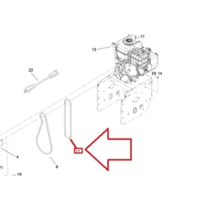 Fremdriftsreim Toro snøfres 94-8812