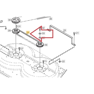 Tannreim Stiga 1134-9184-01 , 9585-0163-01