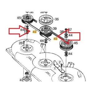 Tannreim Stiga 102 cm 1134-9194-01 , 9585-0087-00