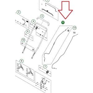 Motorstopp wire 599 34 93-94