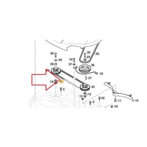 Tannreim Stiga 1134-9133-01 , 9585-0173-01