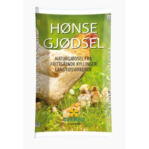 Hønsegjødsel granulert 15 l Tjerbo