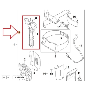 Skulderplate til X-treem sele