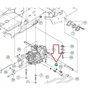 O-Ring til hydrostat Husqvarna / Jonsered