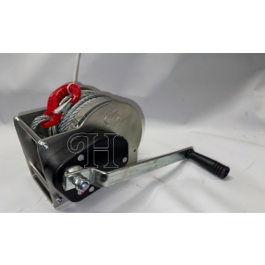 Vinsj Goliath 20 AFDW med vaier, Til bl.a båthenger 3500 kg tot vekt