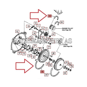 Reim utkast snøfreser, Snapper, Briggs & Stratton 7013937YP