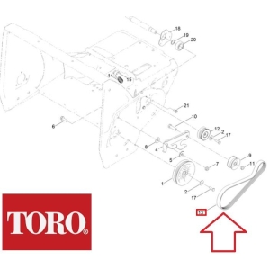 Toro utkasterreim, SnowMaster 724, 131-5967