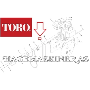 Toro fremdriftsreim snøfres 94-8812