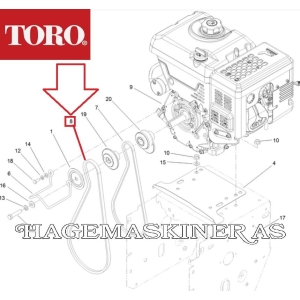 Toro utkasterreim snøfres 125-1145