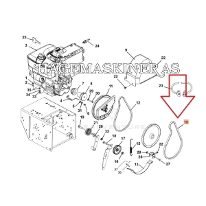 Utkasterreim Ariens snøfres 07200021