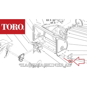 Toro skrape 26" snøfreser 105-9976-01