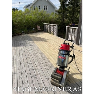 Utleie Terrassesliper Blitz nr.1 MED BLÅ MERKING + Randy, SELVBETJENT 24/7