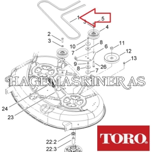 Kilreim Toro TimeCutter Z4202, 110-6871