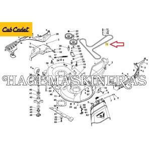 Reim kniv Cub Cadet LT2 S98, 5170116-91