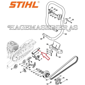 Spennmekanisme, TS 700, TS 800 ++