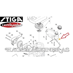 Bensinfilter Stiga 118550715/0
