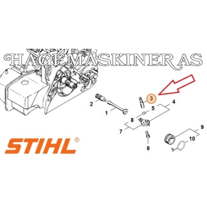 Oljepumpe 0,55, Stihl 11236403200