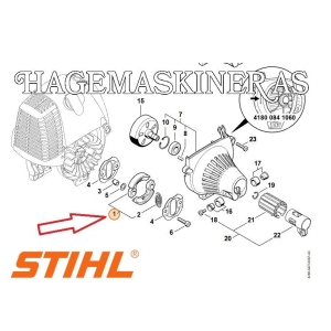 Clutch / Kopling Stihl 41801602000