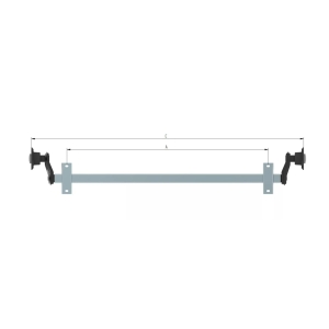 Aksel 750kg A=1200 C=1660