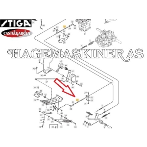 Speed Control Cable, Drivkabel Stiga 1134-2766-08